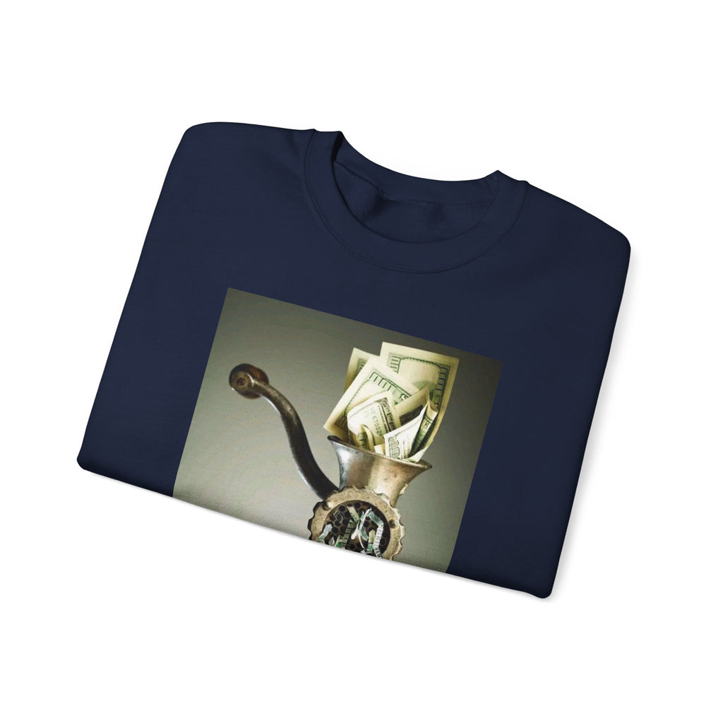 Vintage Coffee Grinder Art Sweatshirt — Retro Kitchen Still Life Crewneck