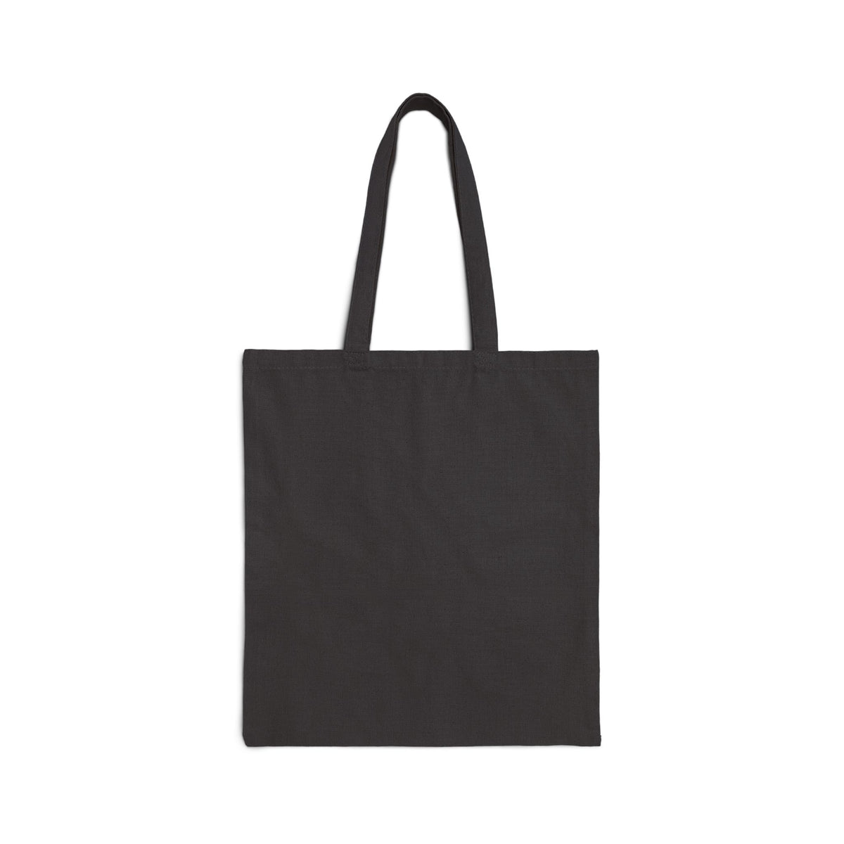Smiley Bite Canvas Tote — Vintage Grunge Happy Face Grocery Bag