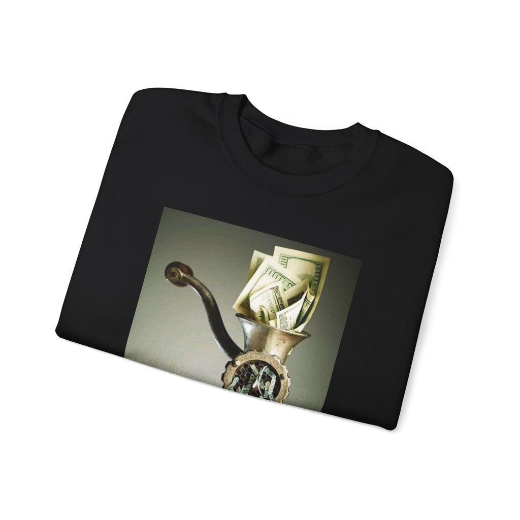 Vintage Coffee Grinder Art Sweatshirt — Retro Kitchen Still Life Crewneck