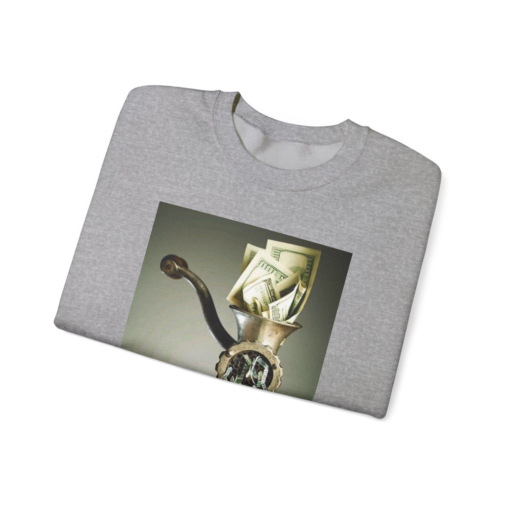 Vintage Coffee Grinder Art Sweatshirt — Retro Kitchen Still Life Crewneck