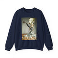 Vintage Coffee Grinder Art Sweatshirt — Retro Kitchen Still Life Crewneck