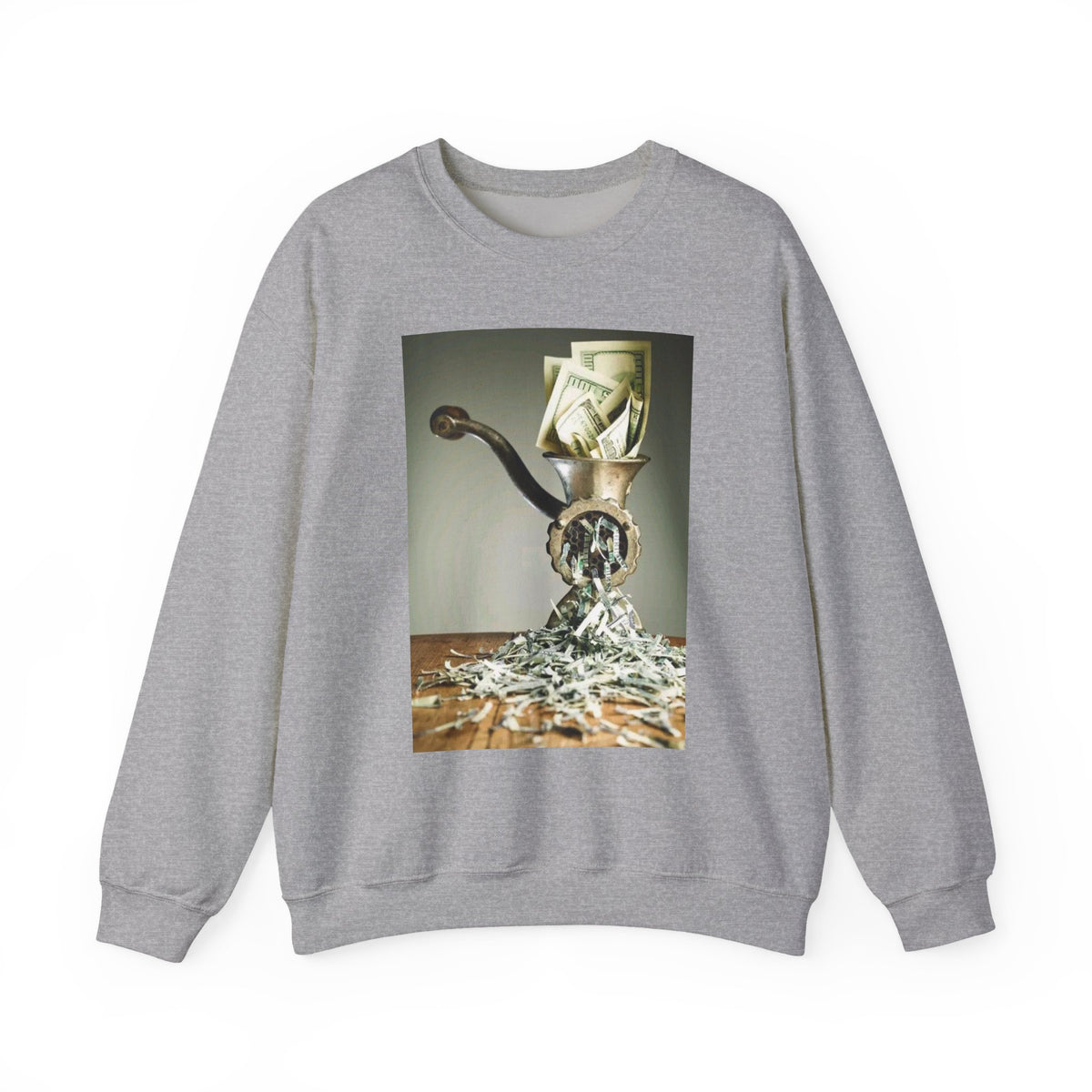 Vintage Coffee Grinder Art Sweatshirt — Retro Kitchen Still Life Crewneck