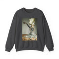 Money Grinder Crewneck Sweatshirt – Surreal Cash Shredder Graphic