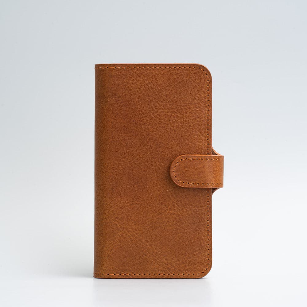 Full-Grain Leather Folio Case Wallet for iPhone 12/13 Series with MagSafe - Classic 4.0
